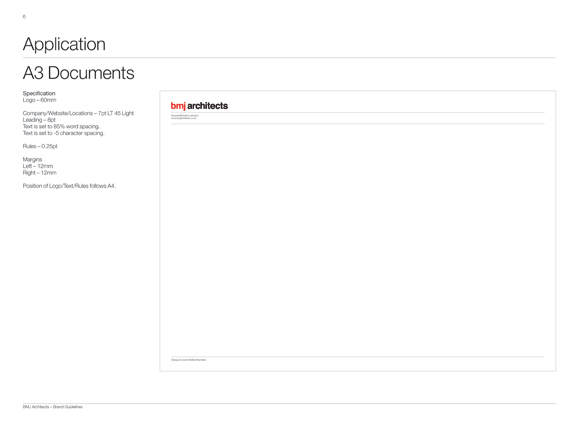 BMJ Architects Brand Guidelines